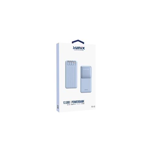 PB49 Powerbank 12.000 Mah Mavi