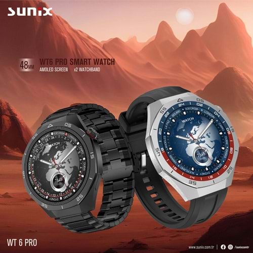 WT6PRO SAAT SİLVER