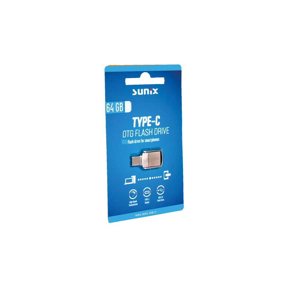 64GB OTG Flash Bellek Type-C