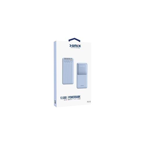 PB49 Powerbank 12.000 Mah Mavi