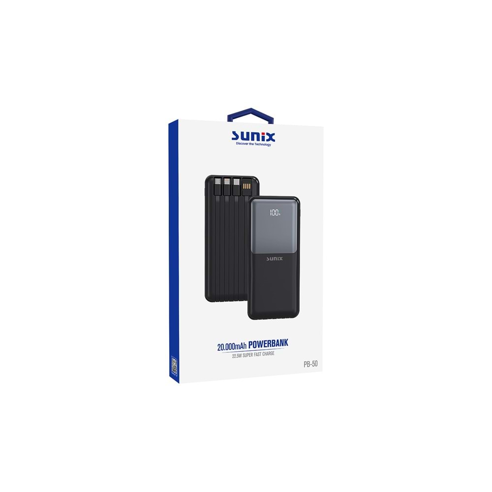 PB50 22,5W SÜPER FAST SİYAH