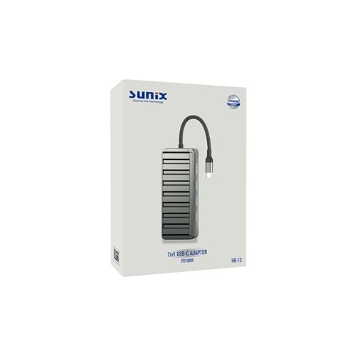 HB13 100W 7in1 Usb-C Hub