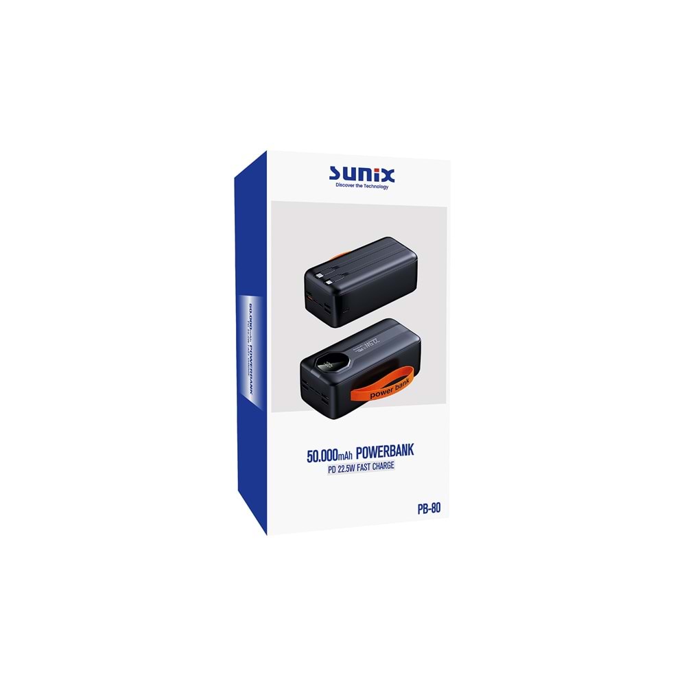 PB80 / 50.000 mAh Powerbank