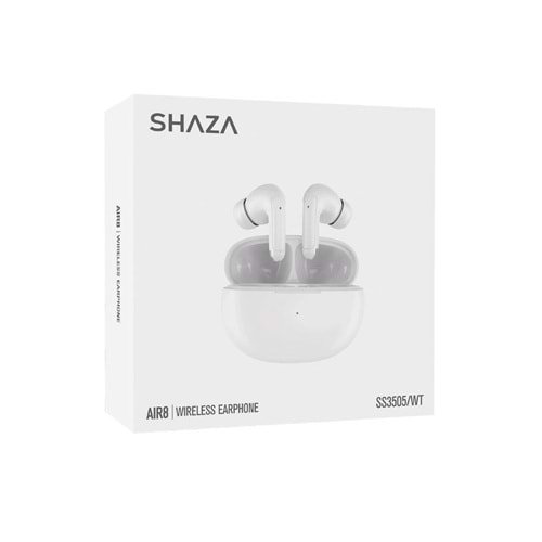 SHAZA SS3505 AİR8 KULAKLIK BEYAZ