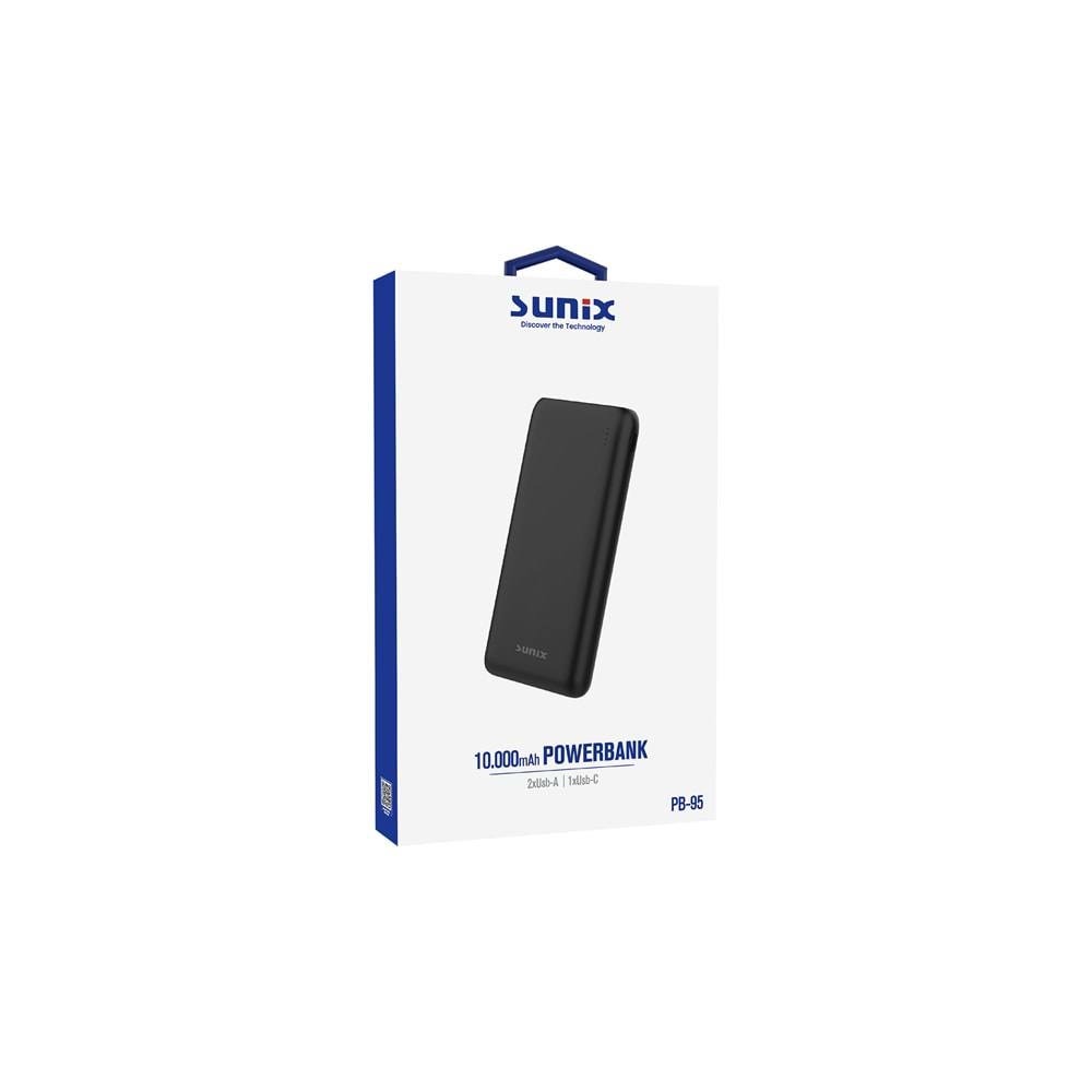 PB95 / 10.000 mAh Powerbank - Siyah