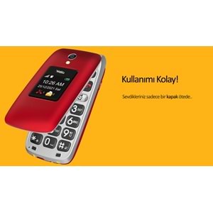 WELİO WKEY T300 KAPAKLI TELEFON